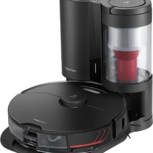 Roborock S7 MaxV Plus Çöp İstasyonlu Otomatik Boşaltma Silme Siyah Akıllı Robot Süpürge lagrais.com.tr